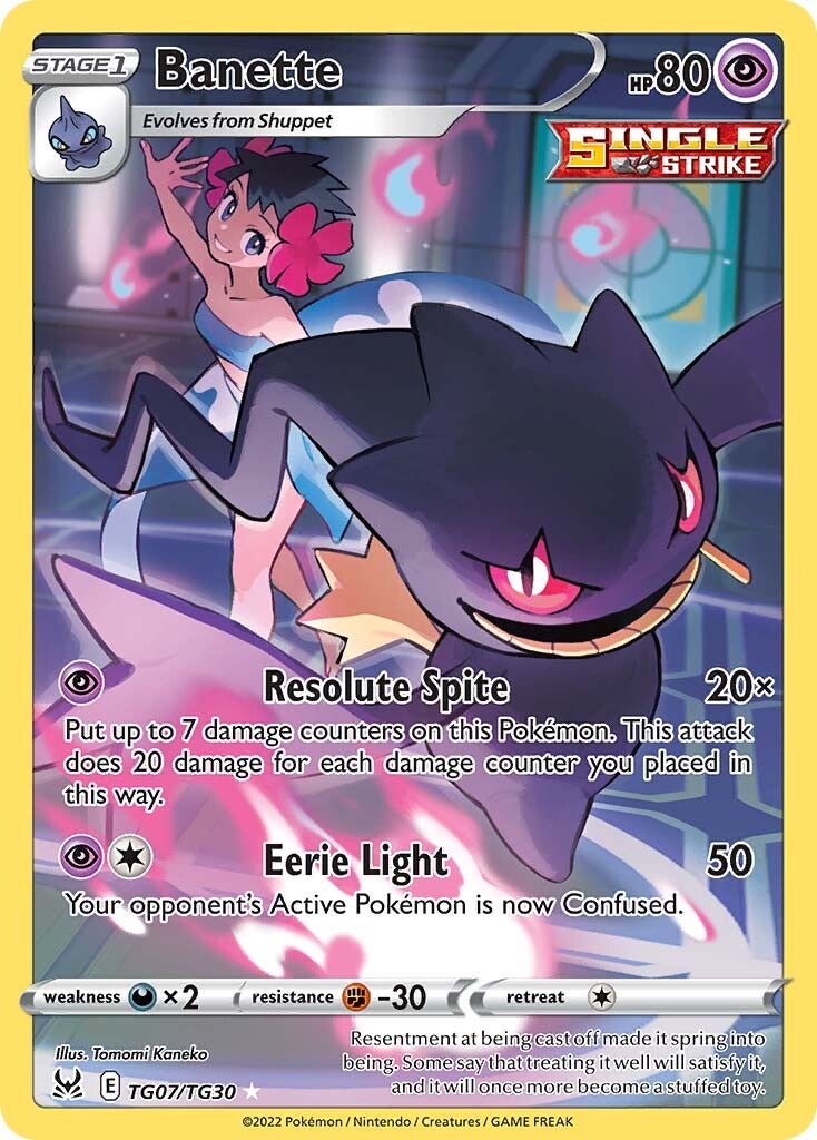 Banette (TG07/TG30) [Sword & Shield: Lost Origin] | Eastridge Sports Cards & Games