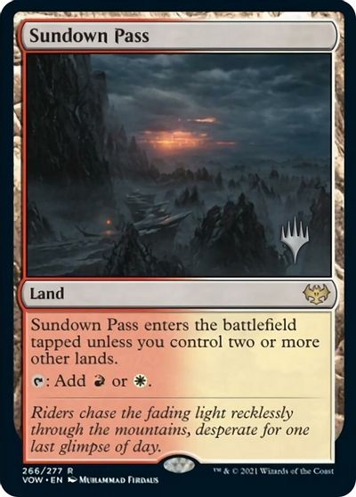 Sundown Pass (Promo Pack) [Innistrad: Crimson Vow Promos] | Eastridge Sports Cards & Games