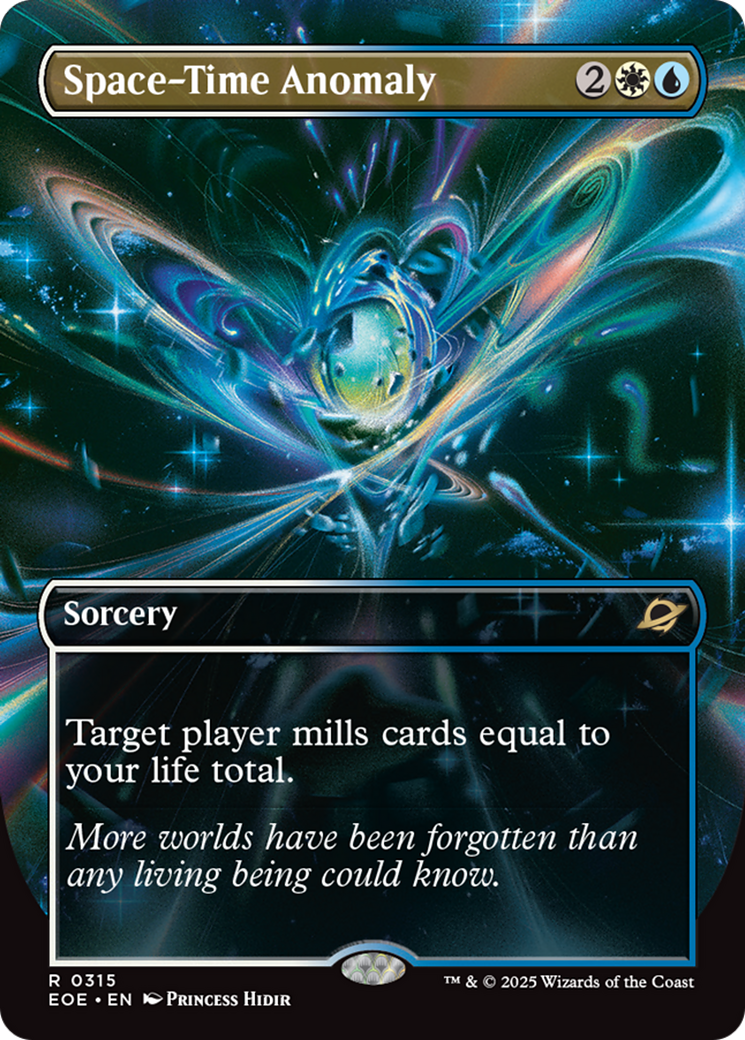 Space-Time Anomaly (Borderless) [Edge of Eternities] | Eastridge Sports Cards & Games
