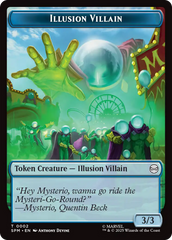 Spider // Illusion Villain Double-Sided Token [Marvel's Spider-Man Tokens] | Eastridge Sports Cards & Games