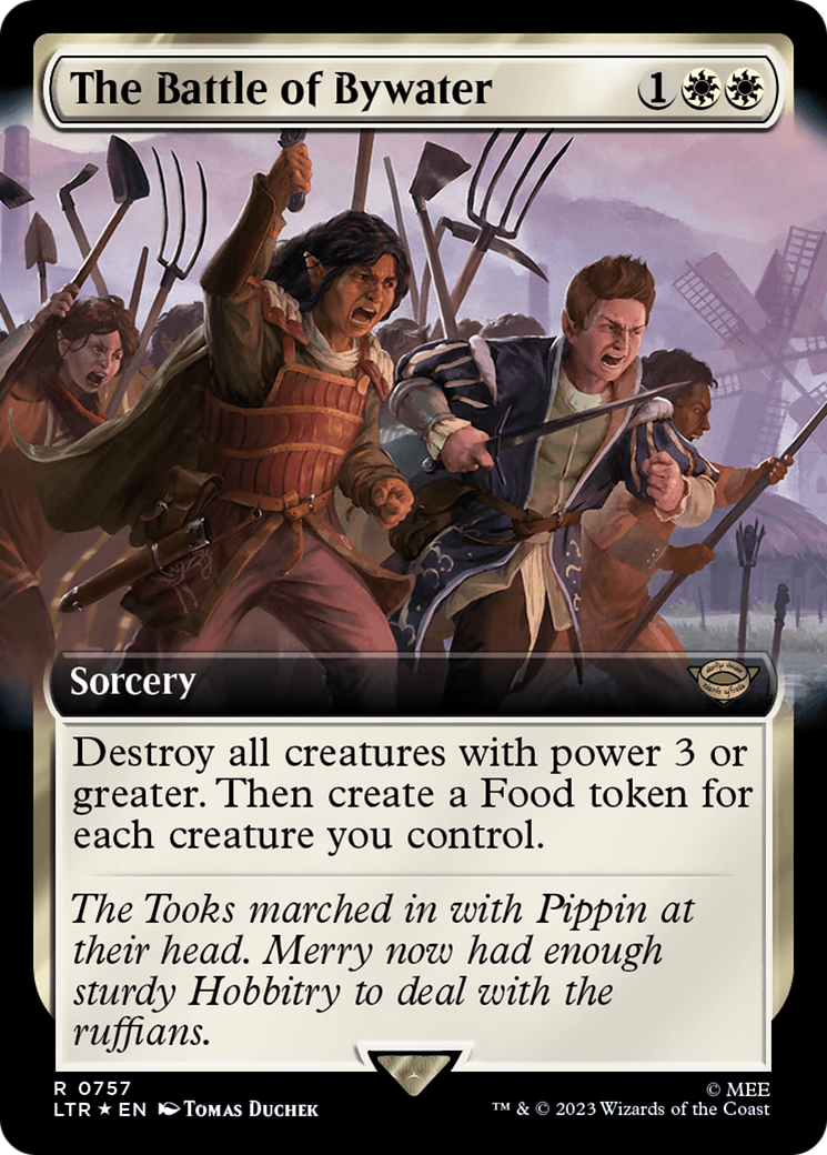 The Battle of Bywater (Extended Art) (Surge Foil) [The Lord of the Rings: Tales of Middle-Earth] | Eastridge Sports Cards & Games