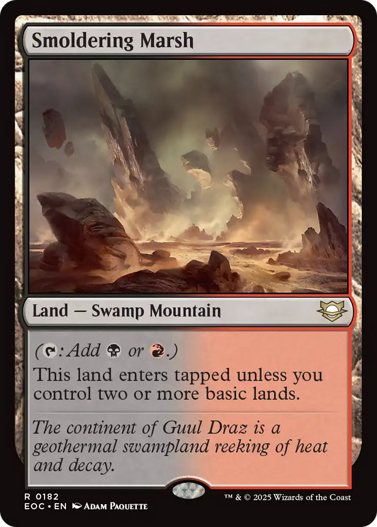 Smoldering Marsh [Edge of Eternities Commander] | Eastridge Sports Cards & Games