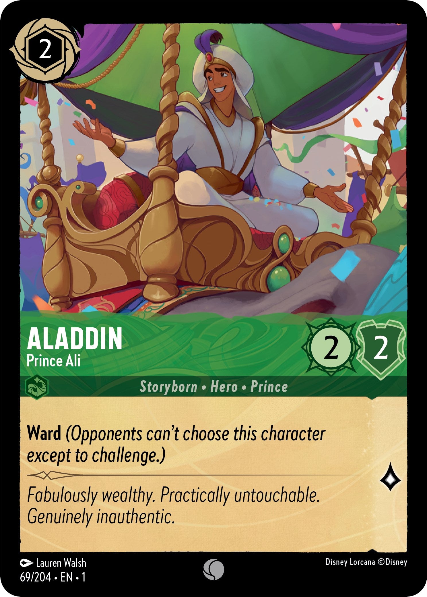 Aladdin - Prince Ali (69/204) [The First Chapter] | Eastridge Sports Cards & Games