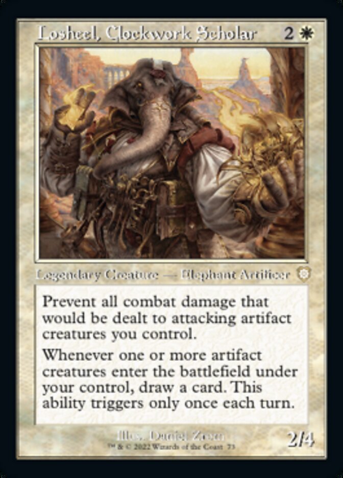 Losheel, Clockwork Scholar (Retro) [The Brothers' War Commander] | Eastridge Sports Cards & Games