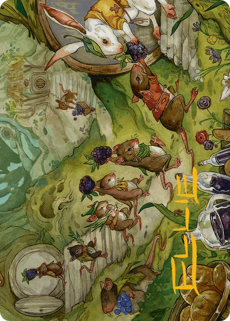 For the Common Good Art Card (43/54) (Gold-Stamped Signature) [Bloomburrow Art Series] | Eastridge Sports Cards & Games