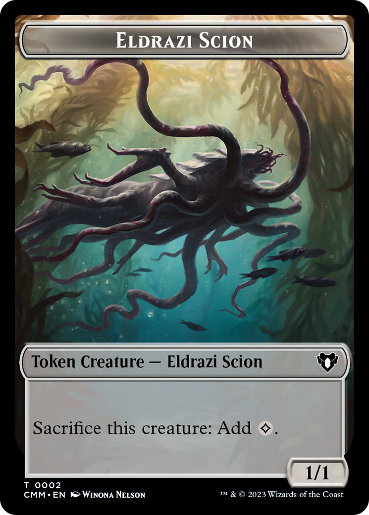 Eldrazi Scion // Myr Double-Sided Token [Commander Masters Tokens] | Eastridge Sports Cards & Games