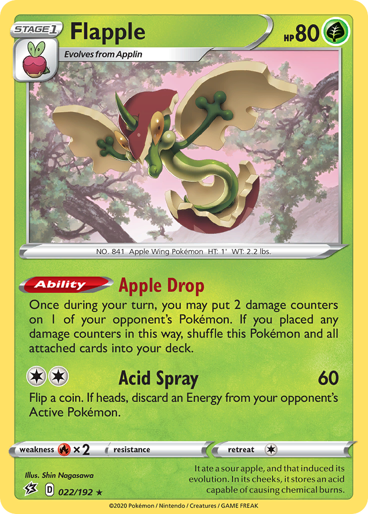 Flapple (022/192) [Sword & Shield: Rebel Clash] | Eastridge Sports Cards & Games