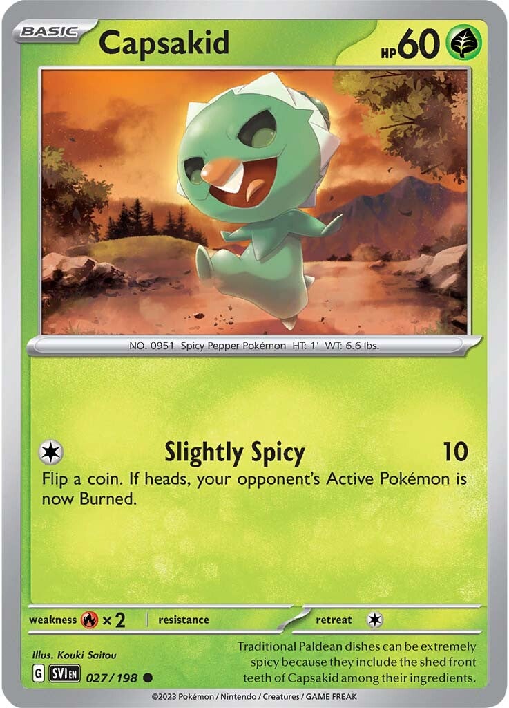 Capsakid (027/198) [Scarlet & Violet: Base Set] | Eastridge Sports Cards & Games