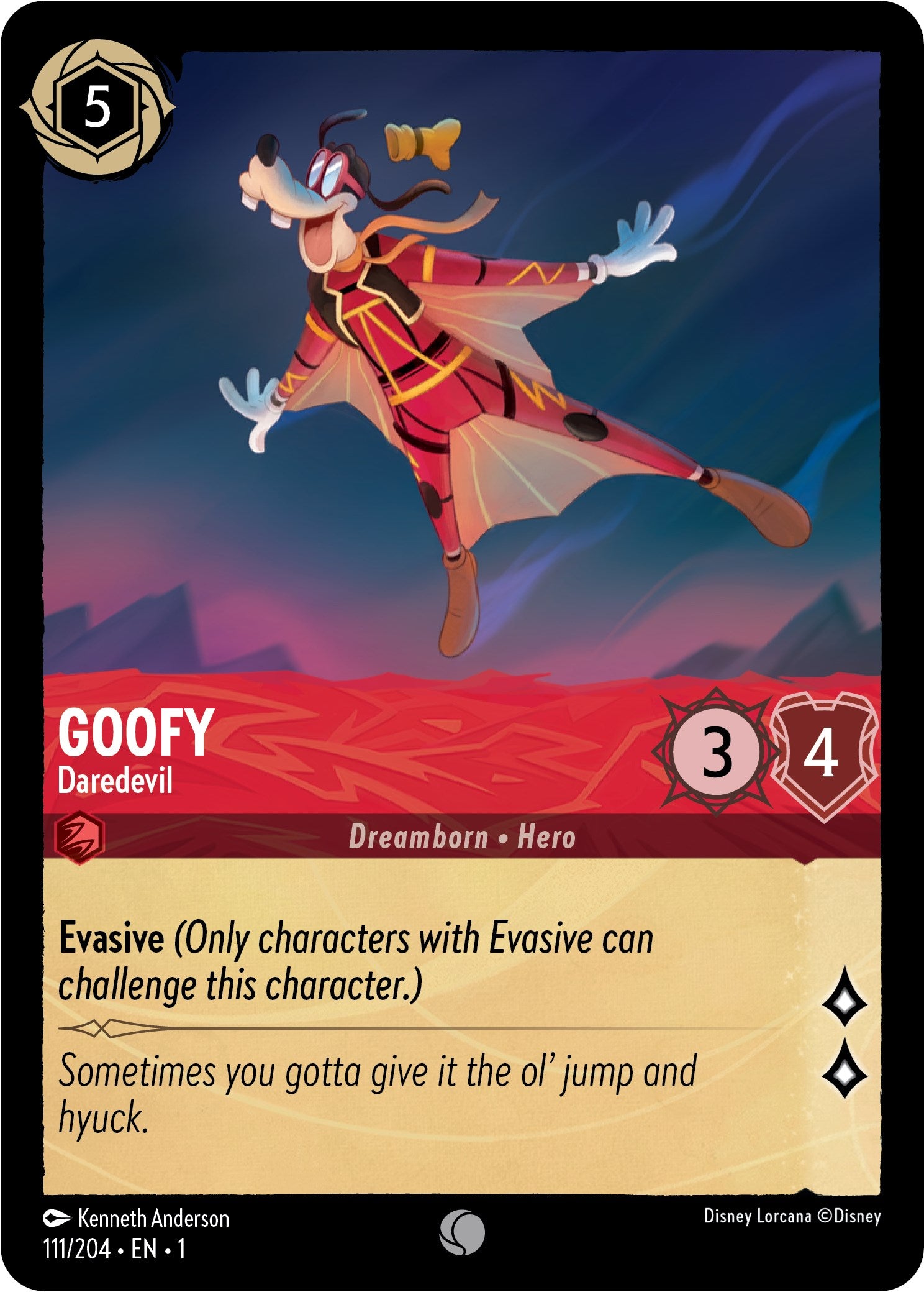 Goofy - Daredevil (111/204) [The First Chapter] | Eastridge Sports Cards & Games