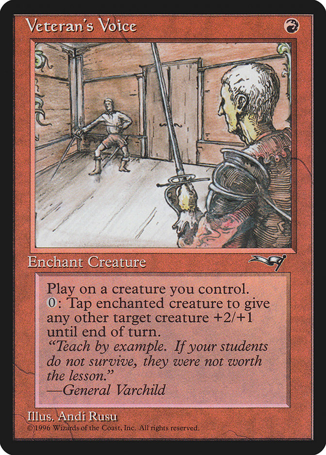 Veteran's Voice (Double Doors) [Alliances] | Eastridge Sports Cards & Games