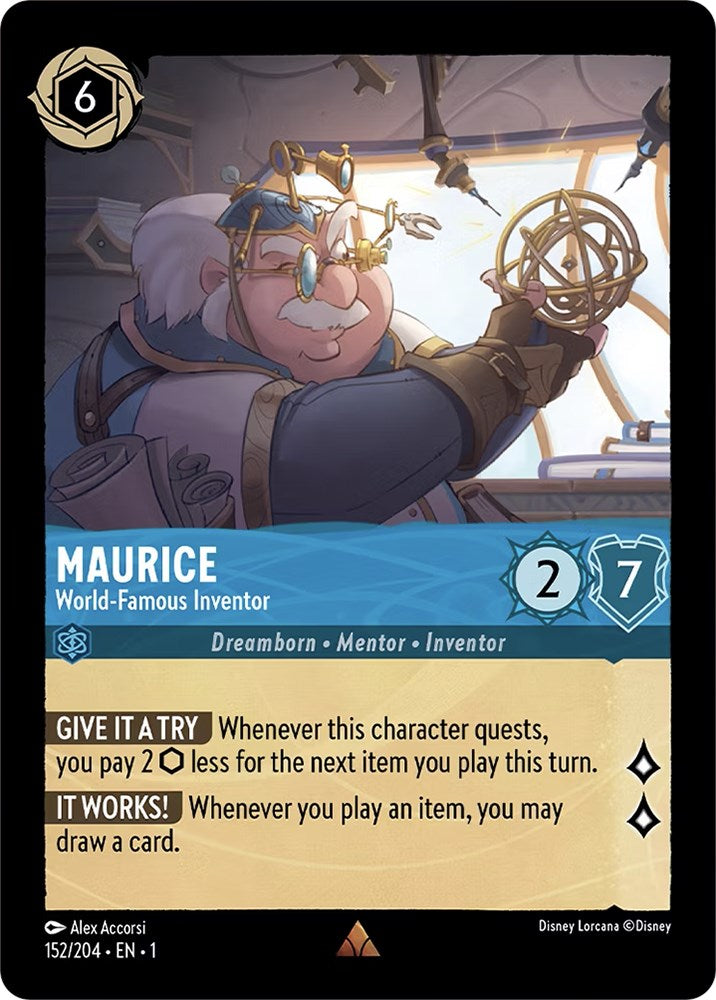 Maurice - World-Famous Inventor (152/204) [The First Chapter] | Eastridge Sports Cards & Games