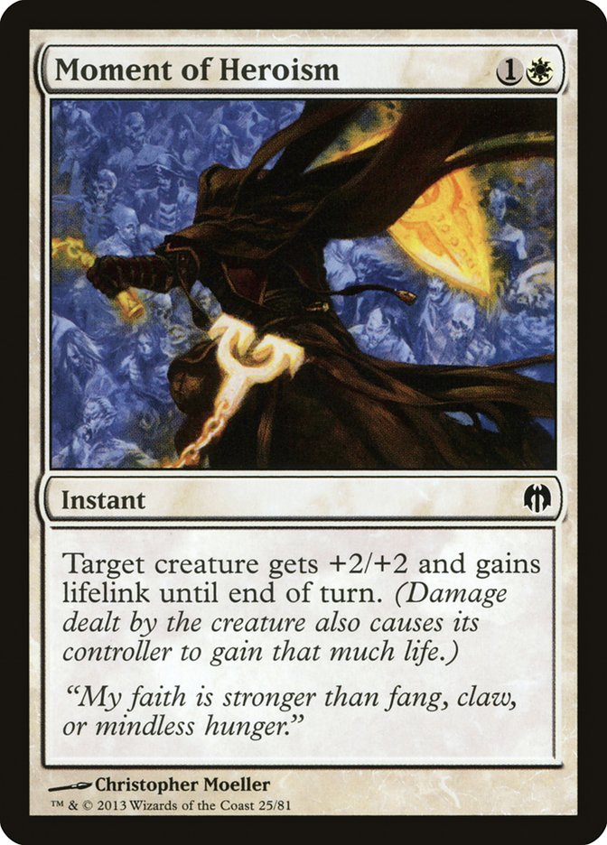 Moment of Heroism [Duel Decks: Heroes vs. Monsters] | Eastridge Sports Cards & Games