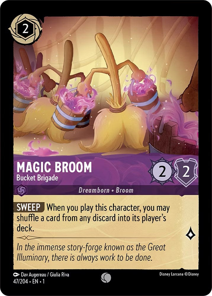 Magic Broom - Bucket Brigade (47/204) [The First Chapter] | Eastridge Sports Cards & Games
