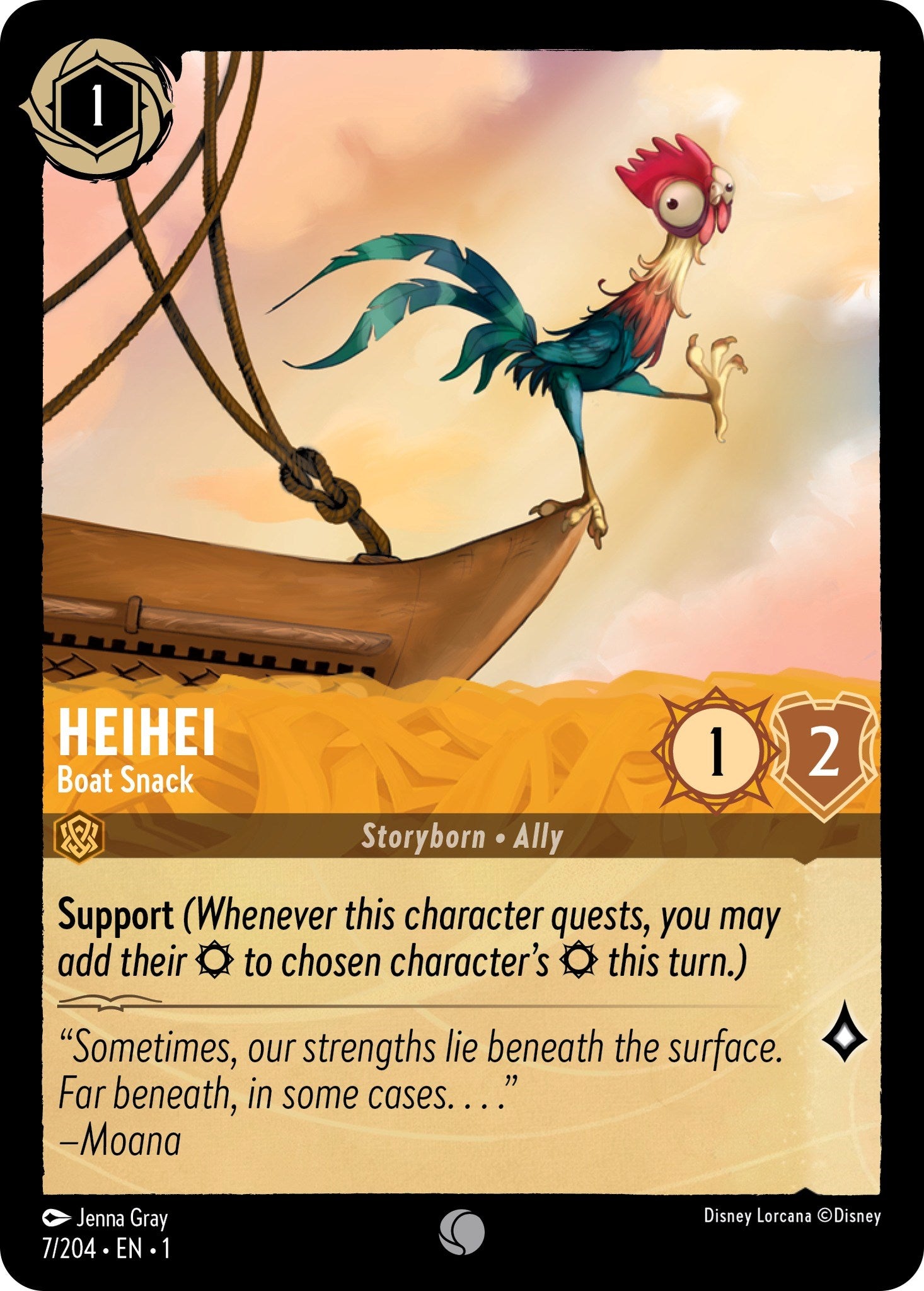 Heihei - Boat Snack (7/204) [The First Chapter] | Eastridge Sports Cards & Games