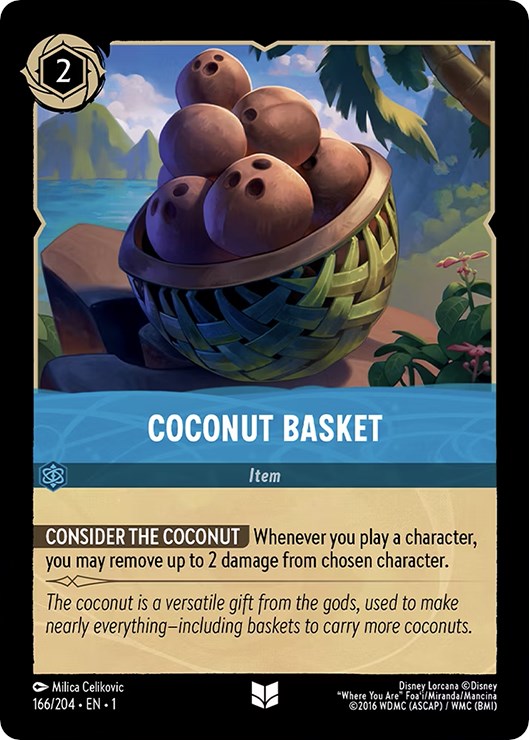 Coconut Basket (166/204) [The First Chapter] | Eastridge Sports Cards & Games