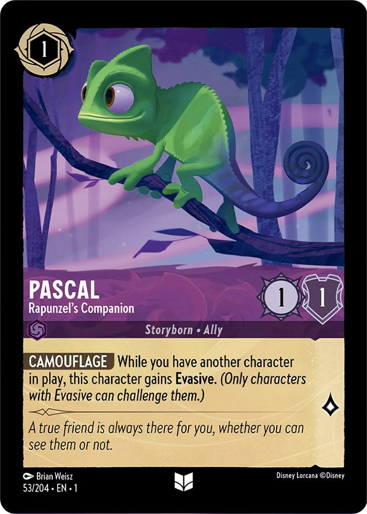 Pascal - Rapunzel's Companion (53/204) [The First Chapter] | Eastridge Sports Cards & Games