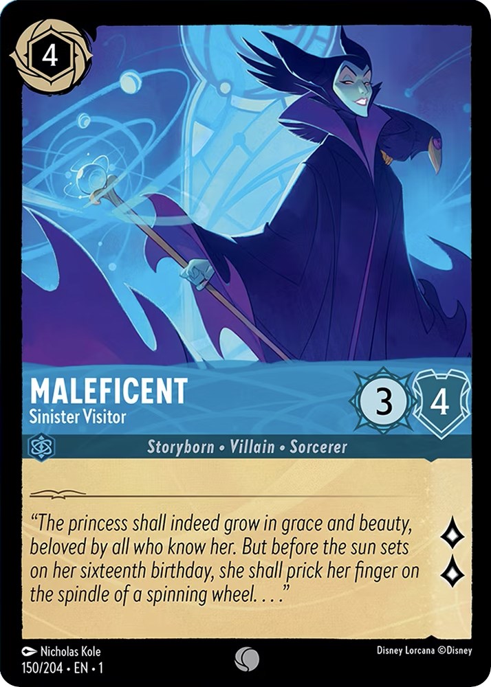Maleficent - Sinister Visitor (150/204) [The First Chapter] | Eastridge Sports Cards & Games