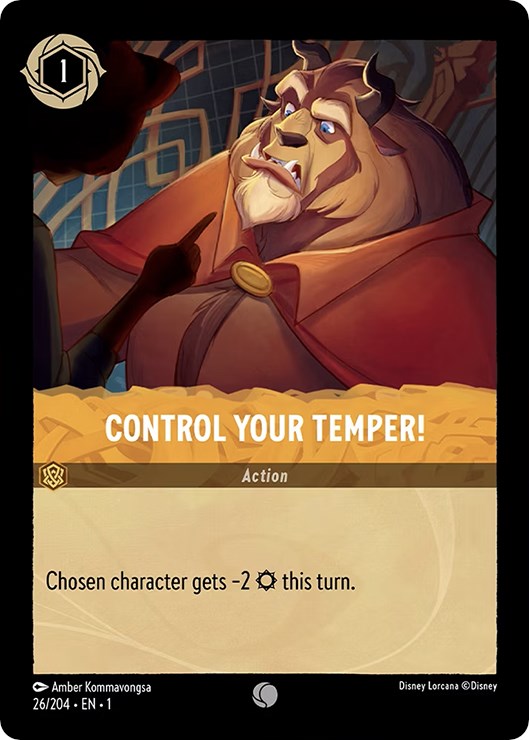 Control Your Temper! (26/204) [The First Chapter] | Eastridge Sports Cards & Games