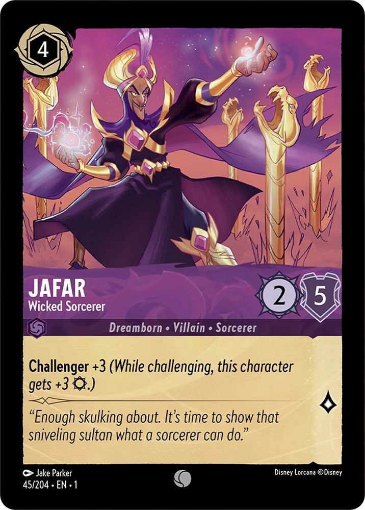 Jafar - Wicked Sorcerer (45/204) [The First Chapter] | Eastridge Sports Cards & Games
