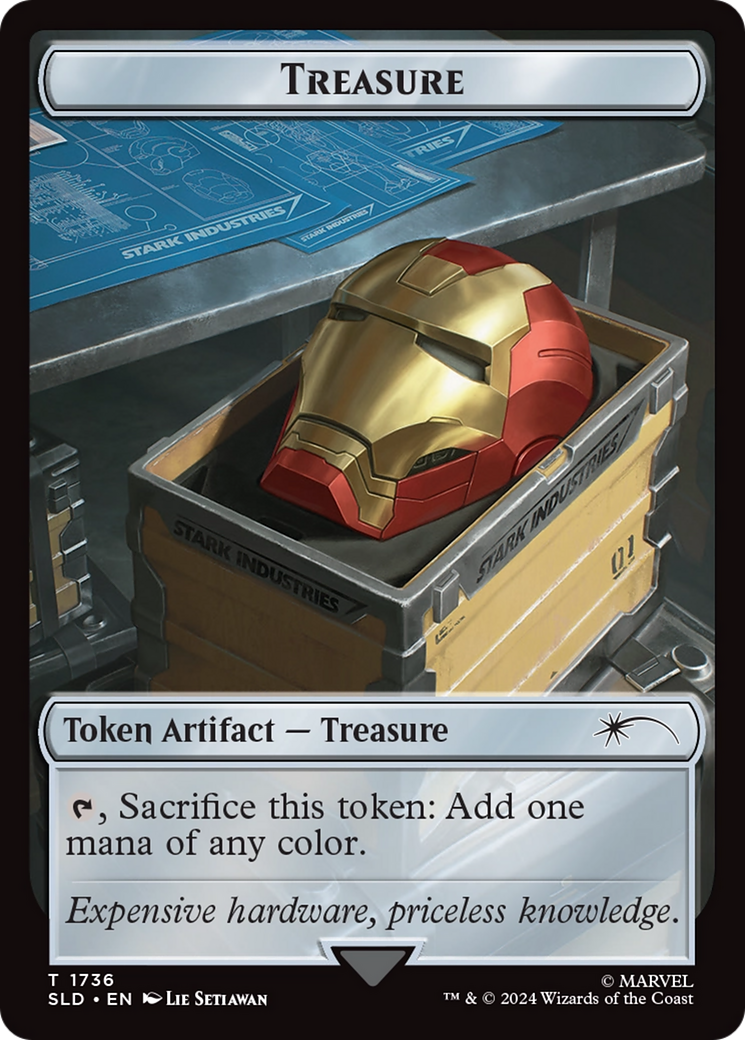 Treasure Token (1736) (Rainbow Foil) [Secret Lair Drop Series] | Eastridge Sports Cards & Games