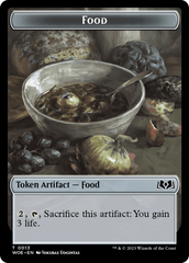 Elemental // Food (0013) Double-Sided Token [Wilds of Eldraine Tokens] | Eastridge Sports Cards & Games