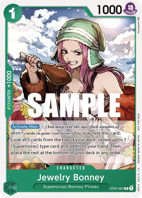 Jewelry Bonney (Tournament Pack Vol. 3) [Participant] [One Piece Promotion Cards] | Eastridge Sports Cards & Games