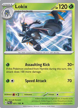 Lokix (021/193) [Scarlet & Violet: Paldea Evolved] | Eastridge Sports Cards & Games