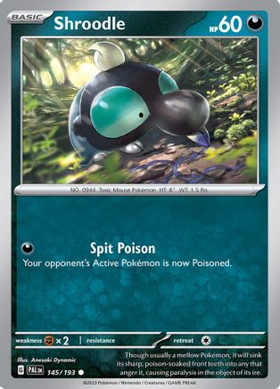 Shroodle (145/193) [Scarlet & Violet: Paldea Evolved] | Eastridge Sports Cards & Games