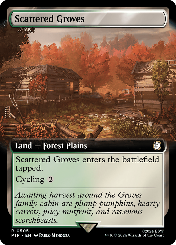 Scattered Groves (Extended Art) [Fallout] | Eastridge Sports Cards & Games