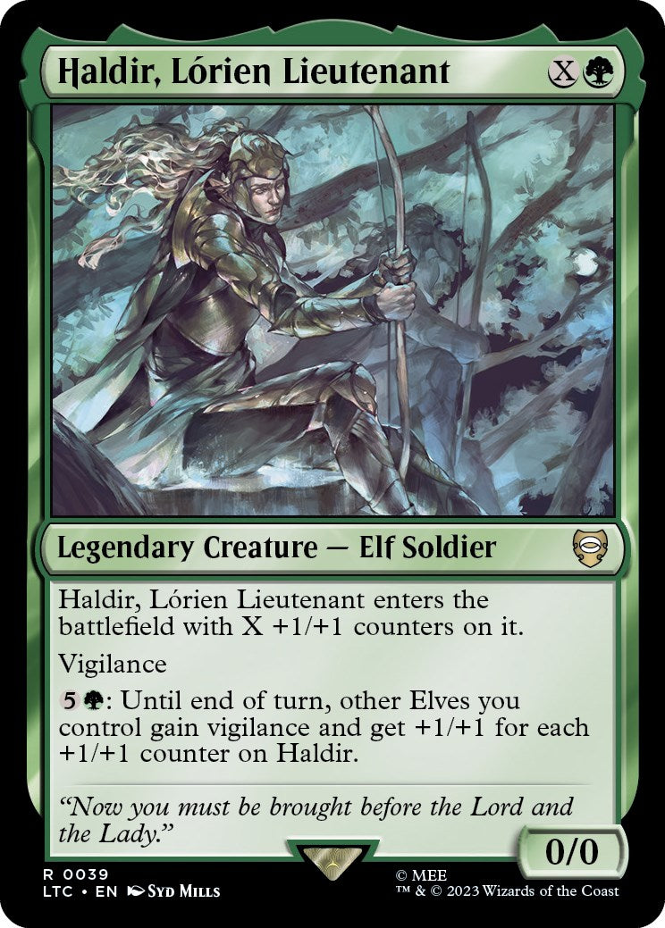 Haldir, Lorien Lieutenant [The Lord of the Rings: Tales of Middle-Earth Commander] | Eastridge Sports Cards & Games