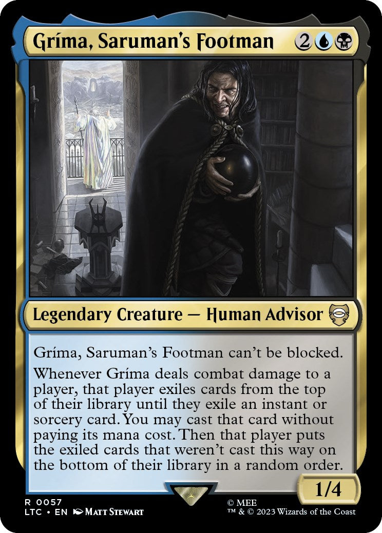 Grima, Saruman's Footman [The Lord of the Rings: Tales of Middle-Earth Commander] | Eastridge Sports Cards & Games