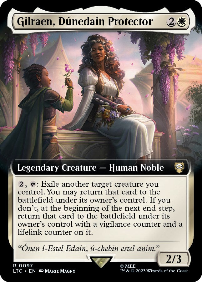 Gilraen, Dunedain Protector (Extended Art) [The Lord of the Rings: Tales of Middle-Earth Commander] | Eastridge Sports Cards & Games