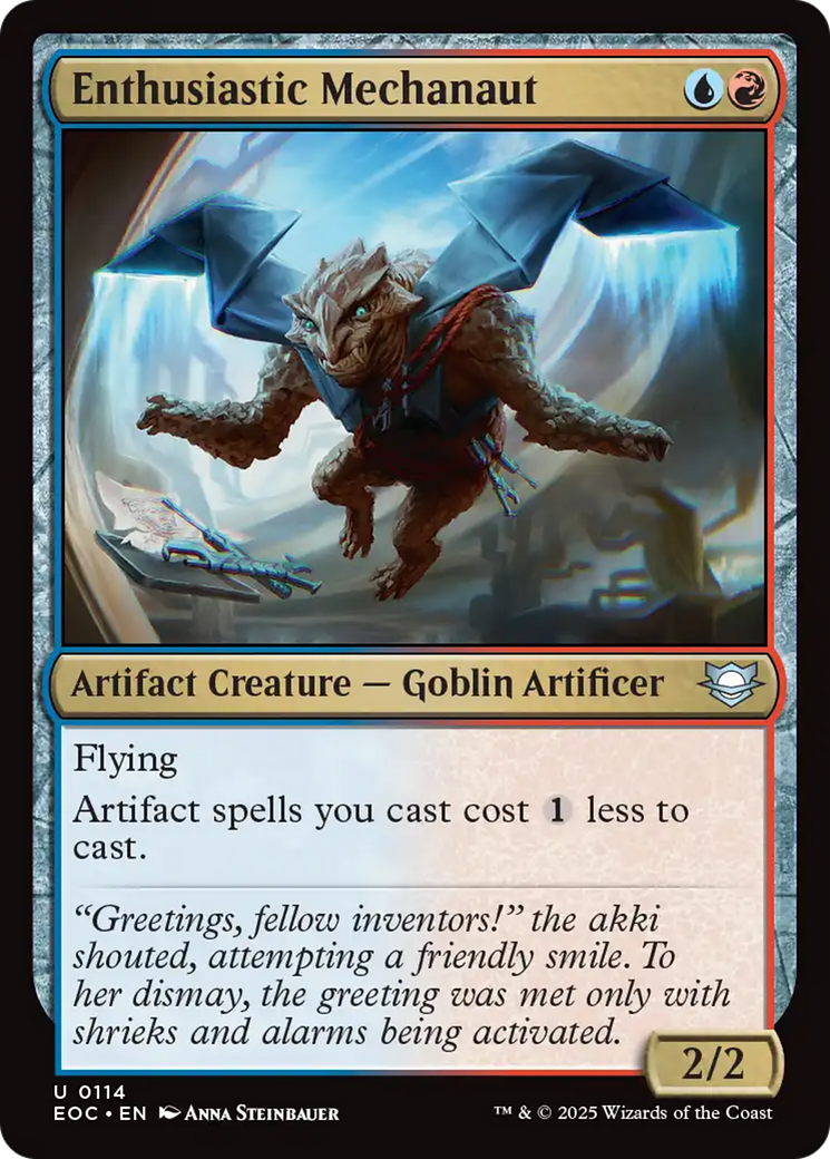 Enthusiastic Mechanaut [Edge of Eternities Commander] | Eastridge Sports Cards & Games