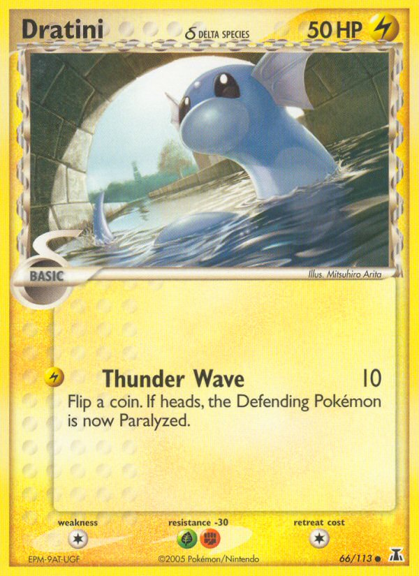Dratini (66/113) (Delta Species) [EX: Delta Species] | Eastridge Sports Cards & Games