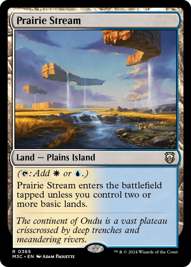 Prairie Stream (Ripple Foil) [Modern Horizons 3 Commander] | Eastridge Sports Cards & Games