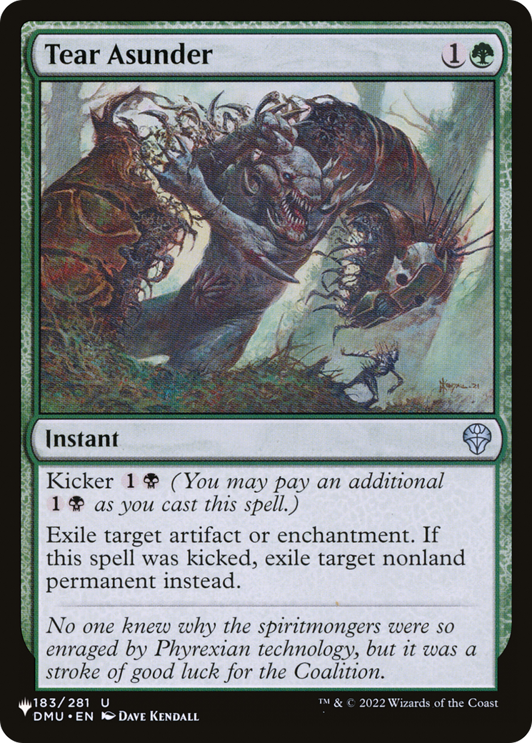 Tear Asunder [The List] | Eastridge Sports Cards & Games