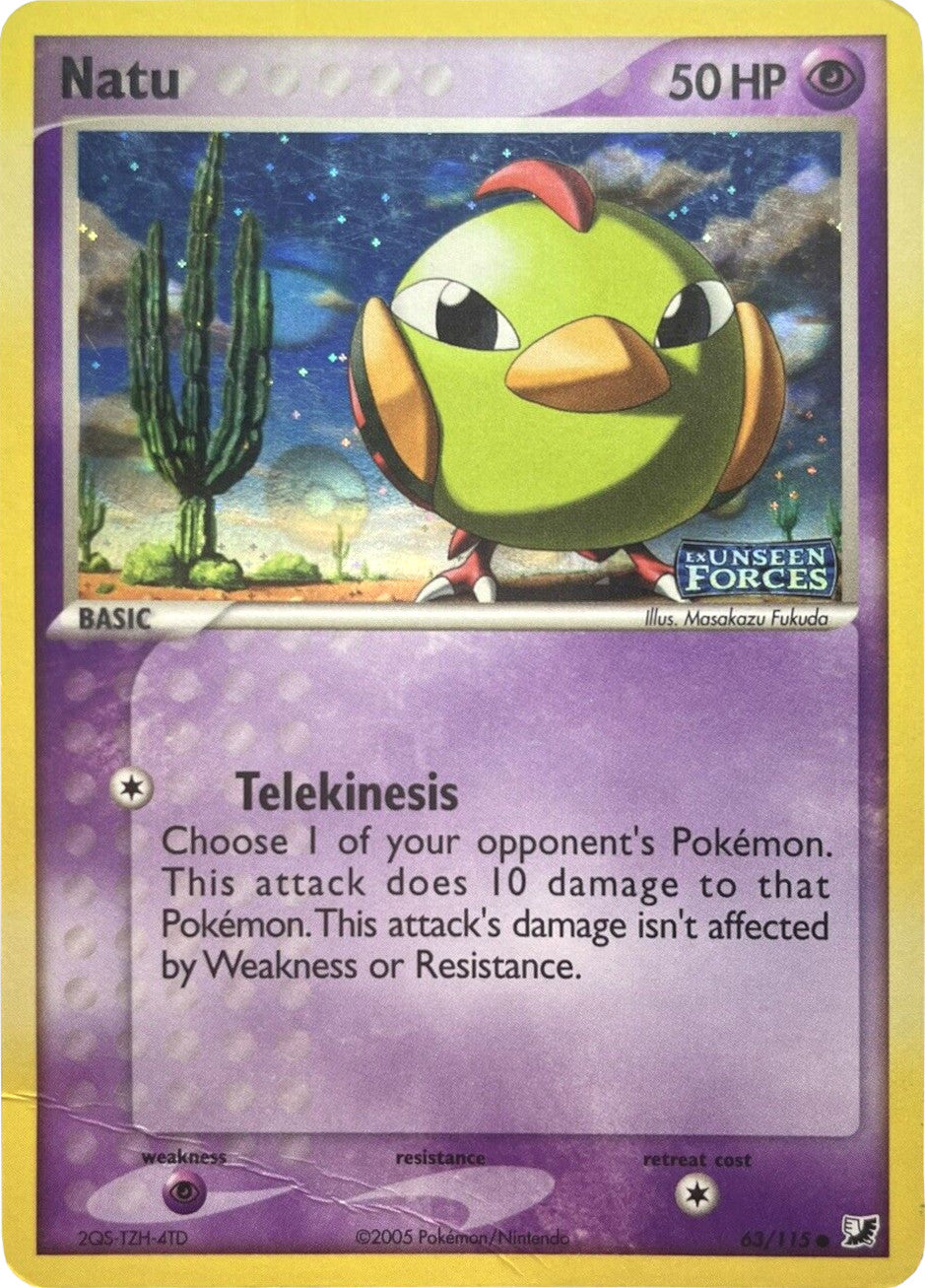 Natu (63/115) (Stamped) [EX: Unseen Forces] | Eastridge Sports Cards & Games