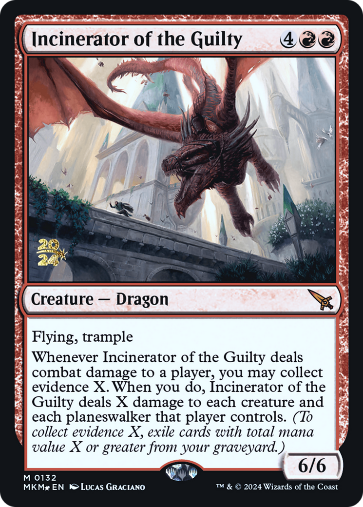 Incinerator of the Guilty [Murders at Karlov Manor Prerelease Promos] | Eastridge Sports Cards & Games