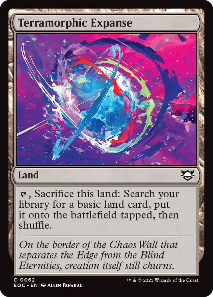 Terramorphic Expanse [Edge of Eternities Commander] | Eastridge Sports Cards & Games