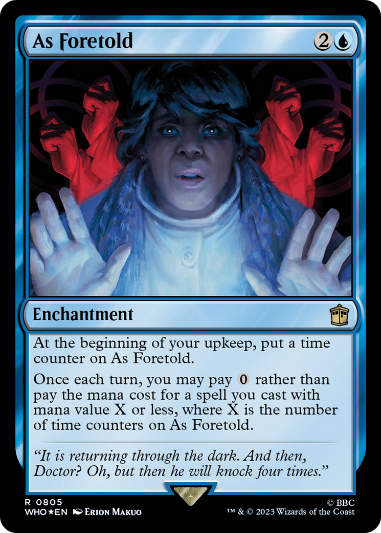 As Foretold (Surge Foil) [Doctor Who] | Eastridge Sports Cards & Games