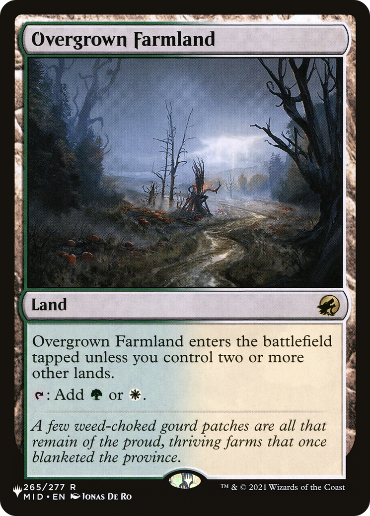 Overgrown Farmland [The List] | Eastridge Sports Cards & Games