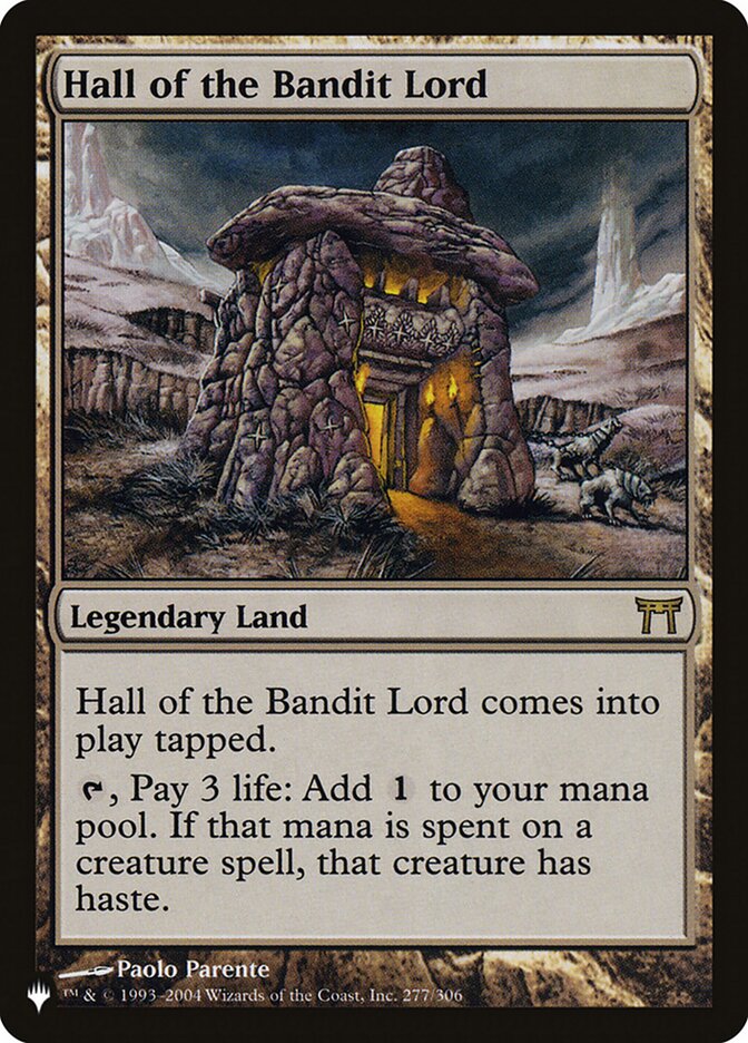 Hall of the Bandit Lord [The List] | Eastridge Sports Cards & Games