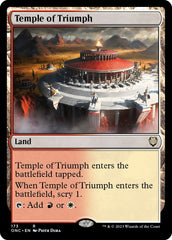 Temple of Triumph [Phyrexia: All Will Be One Commander] | Eastridge Sports Cards & Games