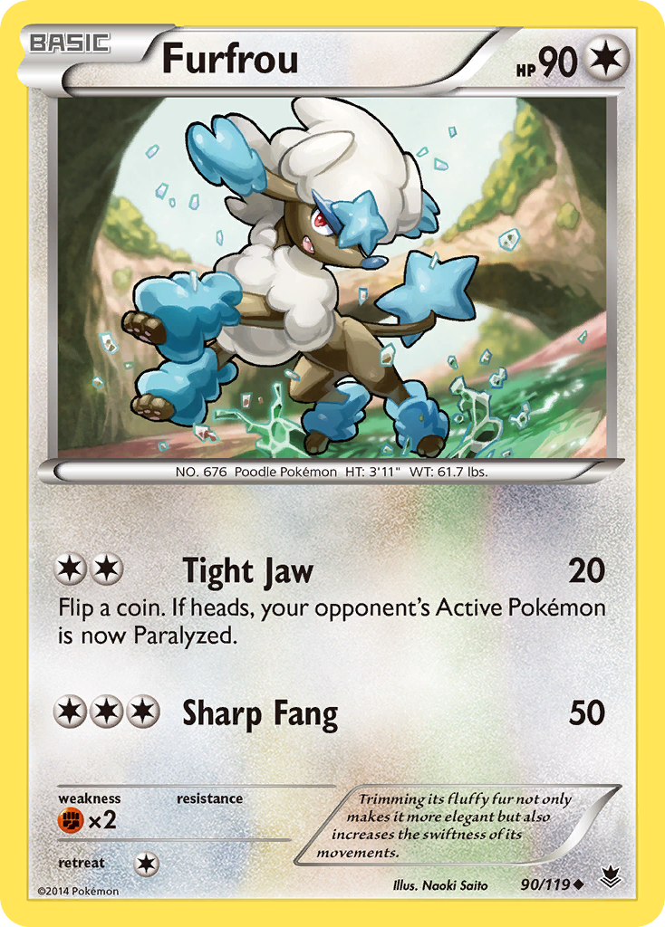 Furfrou (90/119) [XY: Phantom Forces] | Eastridge Sports Cards & Games