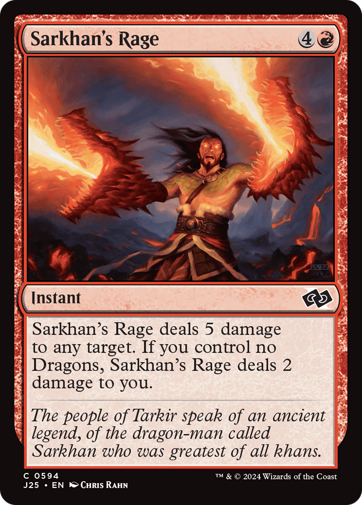 Sarkhan's Rage [Foundations Jumpstart] | Eastridge Sports Cards & Games