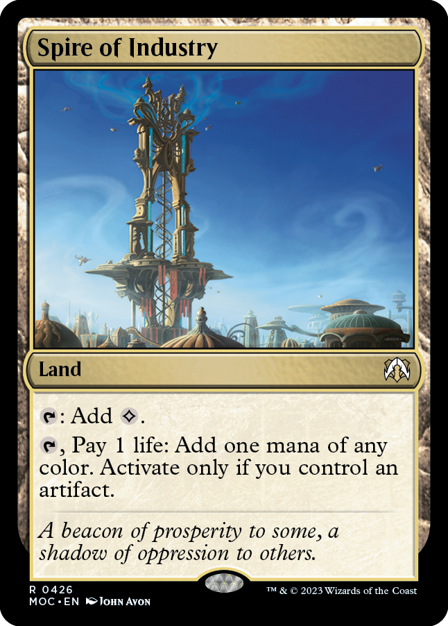 Spire of Industry [March of the Machine Commander] | Eastridge Sports Cards & Games