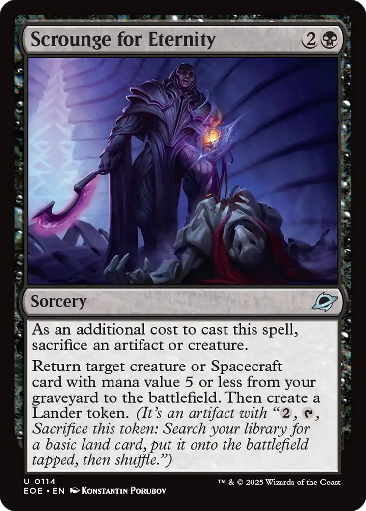 Scrounge for Eternity [Edge of Eternities] | Eastridge Sports Cards & Games