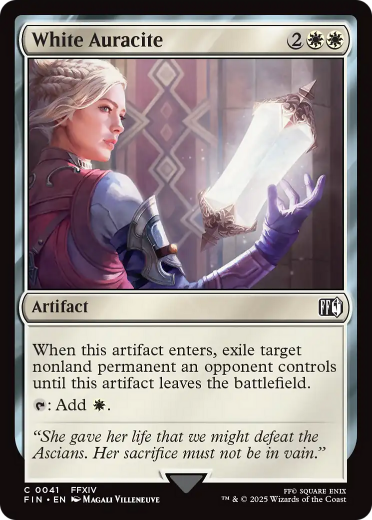 White Auracite [FINAL FANTASY] | Eastridge Sports Cards & Games