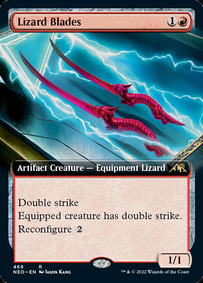 Lizard Blades (Extended Art) [Kamigawa: Neon Dynasty] | Eastridge Sports Cards & Games