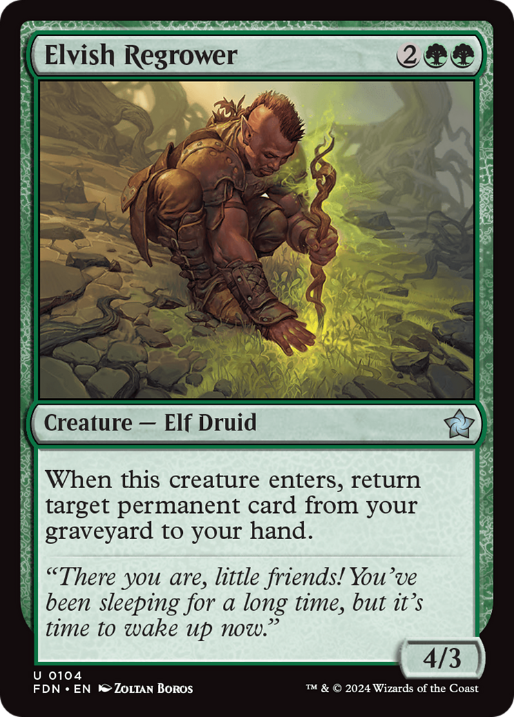 Elvish Regrower [Foundations] | Eastridge Sports Cards & Games